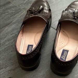 Bass Men’s Brown Leather Tassel Loafers